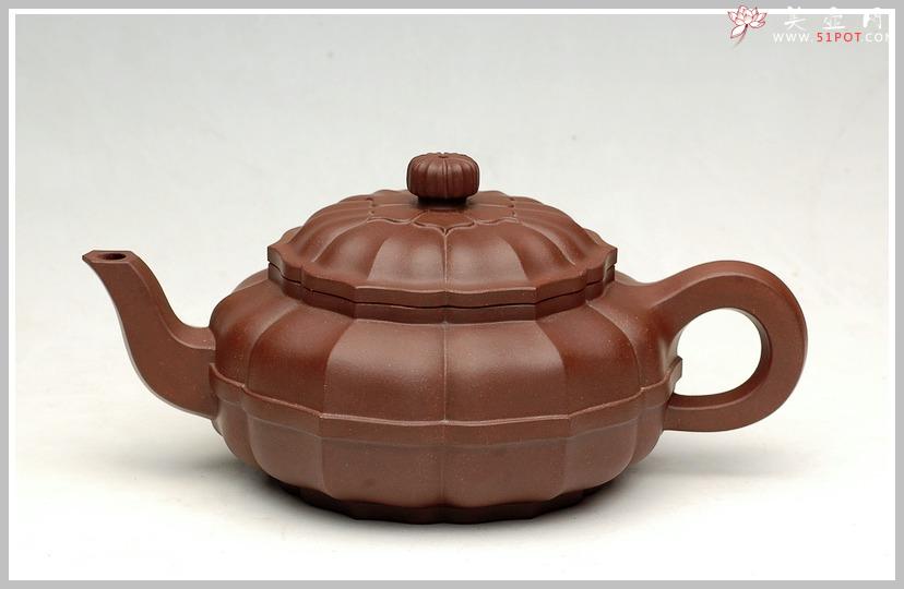紫砂壶图片：求道之菱韵莲花 - 美壶网