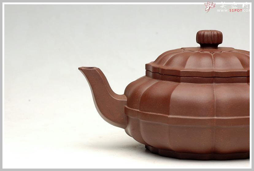 紫砂壶图片：求道之菱韵莲花 - 美壶网