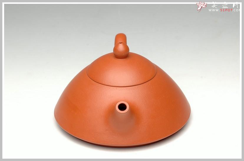 紫砂壶图片：全手朱泥小笠翁 - 美壶网