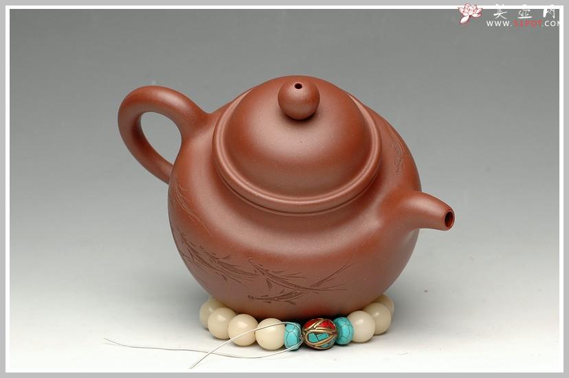 紫砂壶图片：鱼乐之掇球 - 美壶网