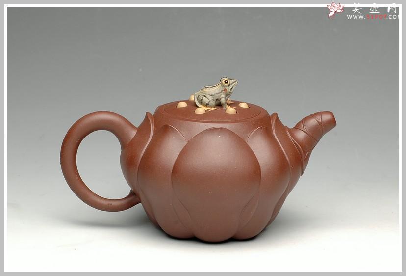 紫砂壶图片：紫泥莲子套壶 - 美壶网