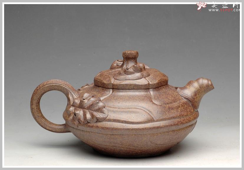 紫砂壶图片：窑变之美 风卷葵 - 美壶网