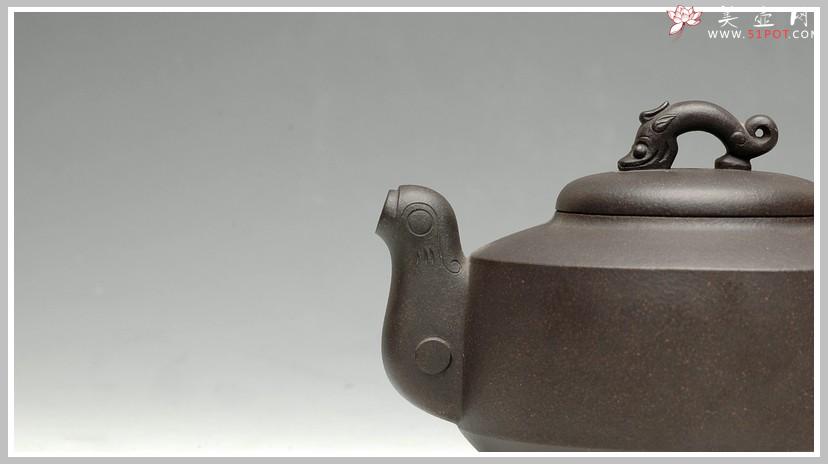 紫砂壶图片：龙运在手 灵龙壶 - 美壶网