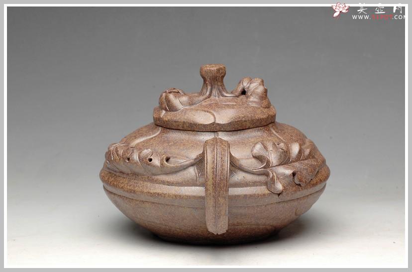 紫砂壶图片：窑变之美 风卷葵 - 美壶网