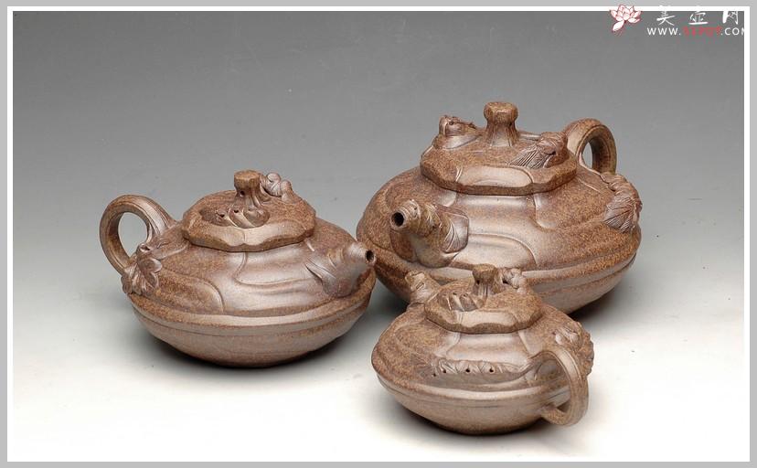 紫砂壶图片：窑变之美 风卷葵 - 美壶网