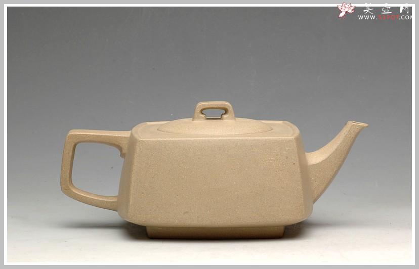 紫砂壶图片：优质本绿 全手精品砂四方 - 美壶网