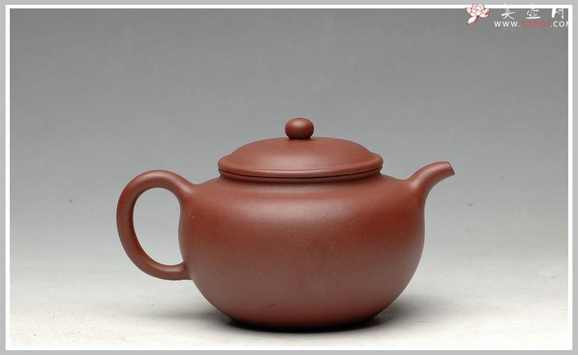 紫砂壶图片:饱满中见秀气 薄胎精品 全手掇只 - 美壶网