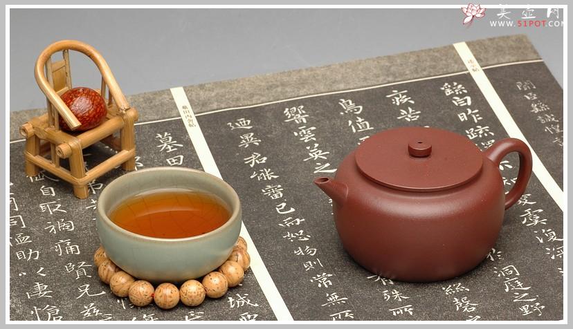 紫砂壶图片：王强爱徒 实力之作 俊秀稳重 平盖莲子 - 美壶网