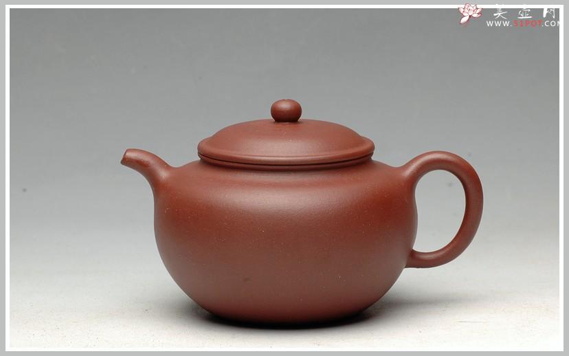 紫砂壶图片:饱满中见秀气 薄胎精品 全手掇只 - 美壶网