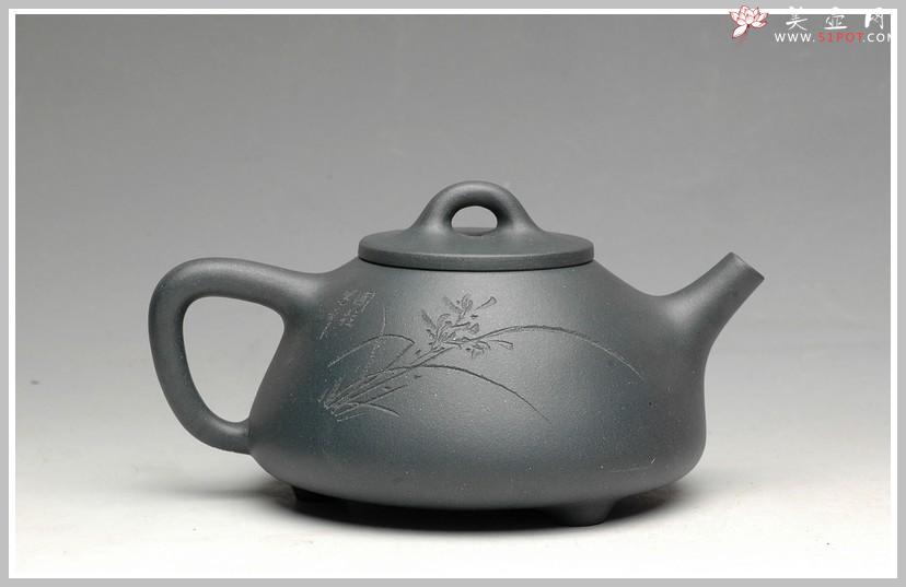 紫砂壶图片：各种泥料 子冶石瓢 - 美壶网