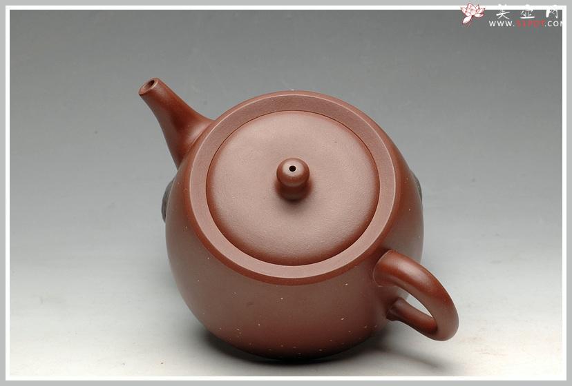 紫砂壶图片：曼妙拙趣  铺砂柱础 - 美壶网