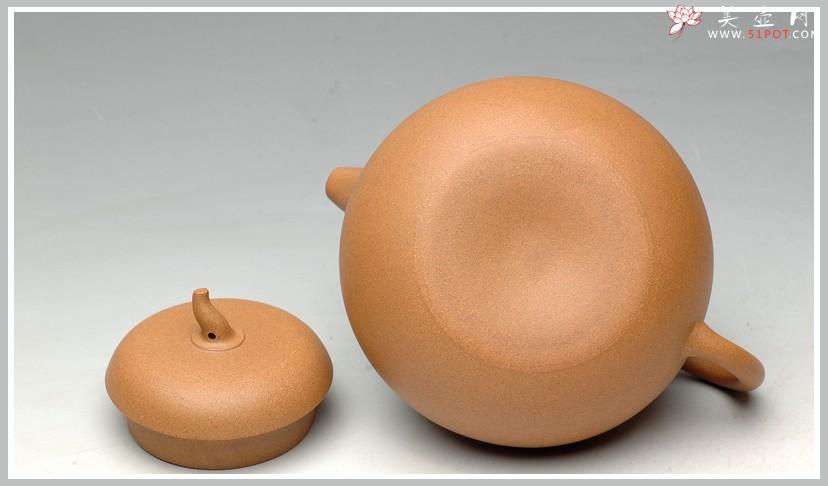 紫砂壶图片：鸳鸯戏水  段泥全手一捺底玉成窑石匏 饱满可爱 - 美壶网