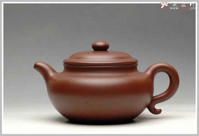 紫砂壶图片：江友明经典作品 友明三式之大亨仿古 欣赏 - 美壶网