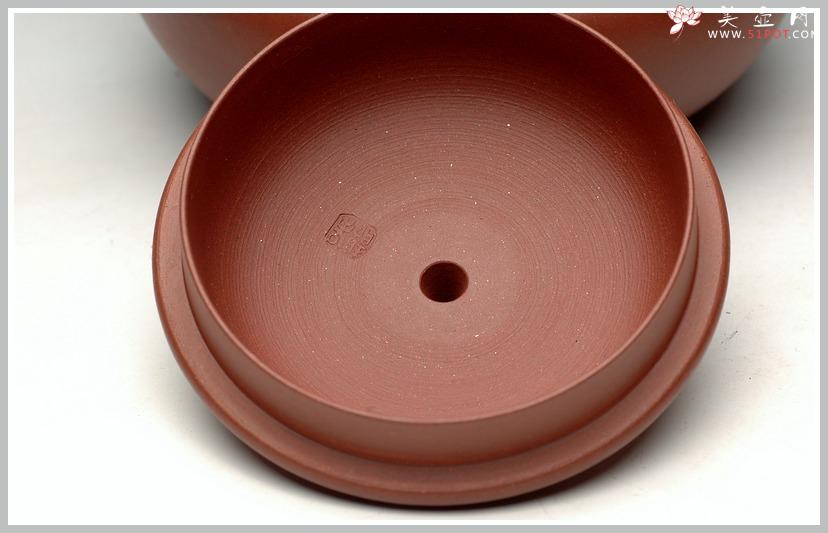 紫砂壶图片：追摹大亨风采 原矿迷人红皮龙 全手仿古 - 美壶网