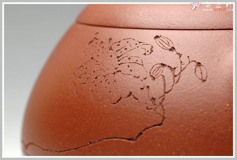 紫砂壶图片：清新雅致 墨陶装饰   全手西施 实力尹君峰经典作品 - 美壶网