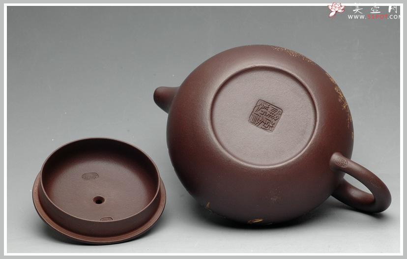 紫砂壶图片:岁月静好 白头偕老 精品老紫泥小仿古 - 美壶网