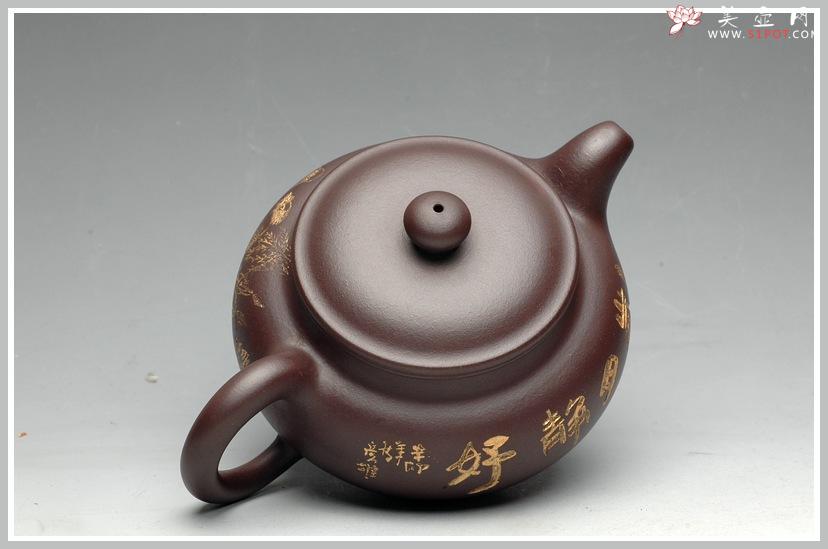 紫砂壶图片:岁月静好 白头偕老 精品老紫泥小仿古 - 美壶网