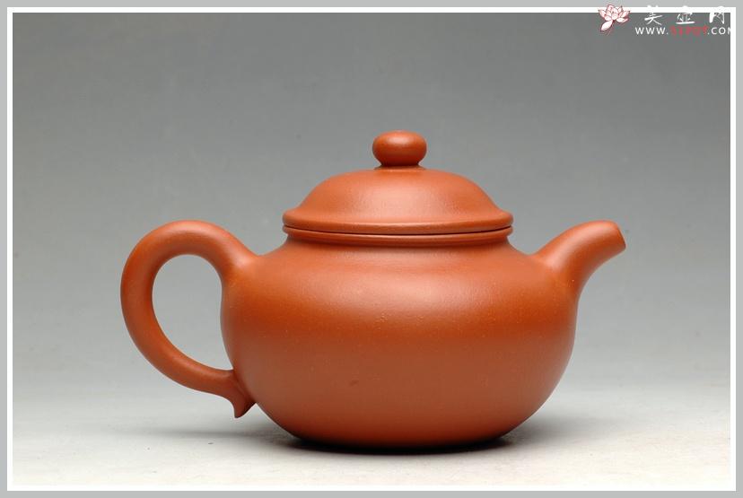 紫砂壶图片：丰盈可人 古朴静雅   全手矮莲 - 美壶网