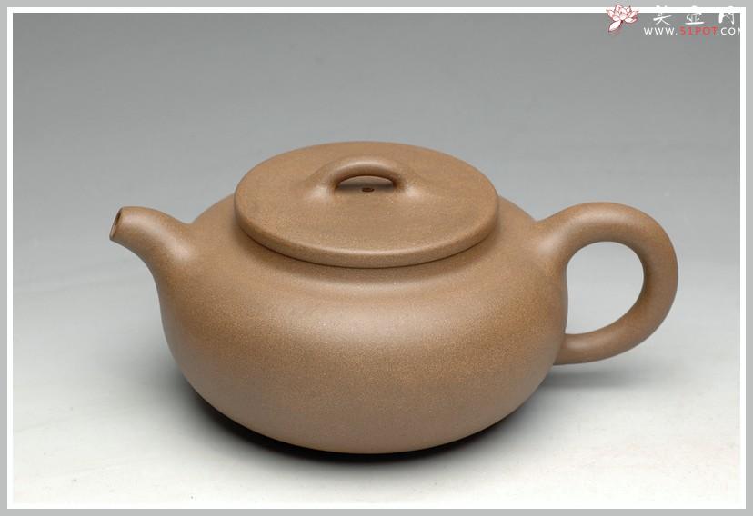 紫砂壶图片：简约而不简单 大方之器 全手上桥圆腹 - 美壶网