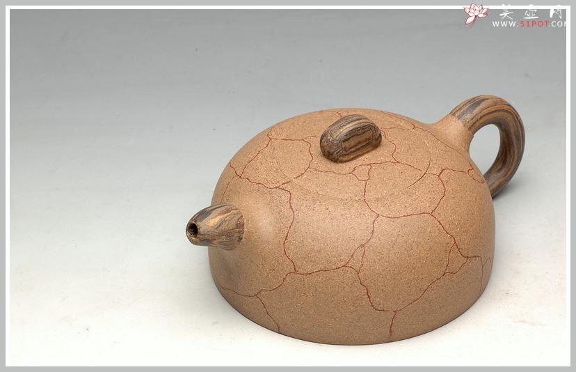 紫砂壶图片：冰纹半月 - 美壶网