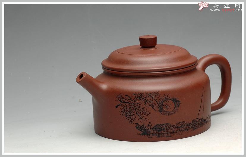 紫砂壶图片：敏而好学 做工精细 全手德中 - 美壶网