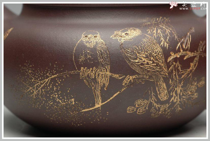 紫砂壶图片:岁月静好 白头偕老 精品老紫泥小仿古 - 美壶网