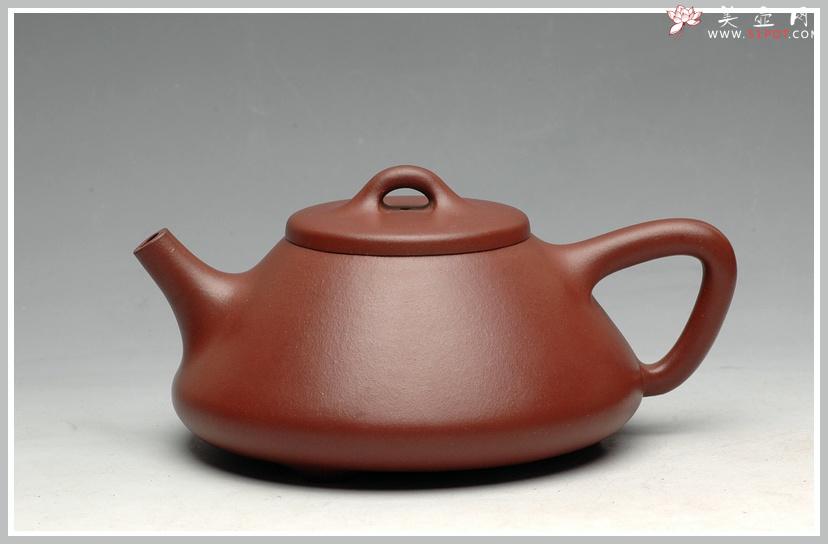 紫砂壶图片：好底料 骨肉均挺 实力艺人 全手子冶石瓢 - 美壶网