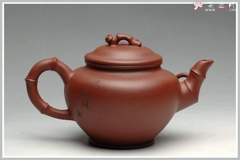 紫砂壶图片：清风 笑樱竹节 - 美壶网