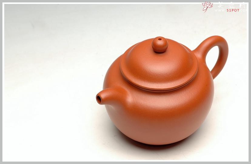 紫砂壶图片：冬日必备朱泥小壶 全手利器 全手小掇只 - 美壶网