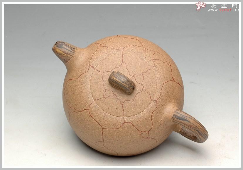 紫砂壶图片：冰纹半月 - 美壶网