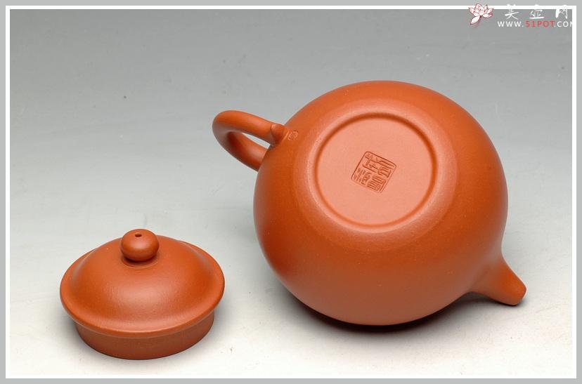 紫砂壶图片：丰盈可人 古朴静雅   全手矮莲 - 美壶网