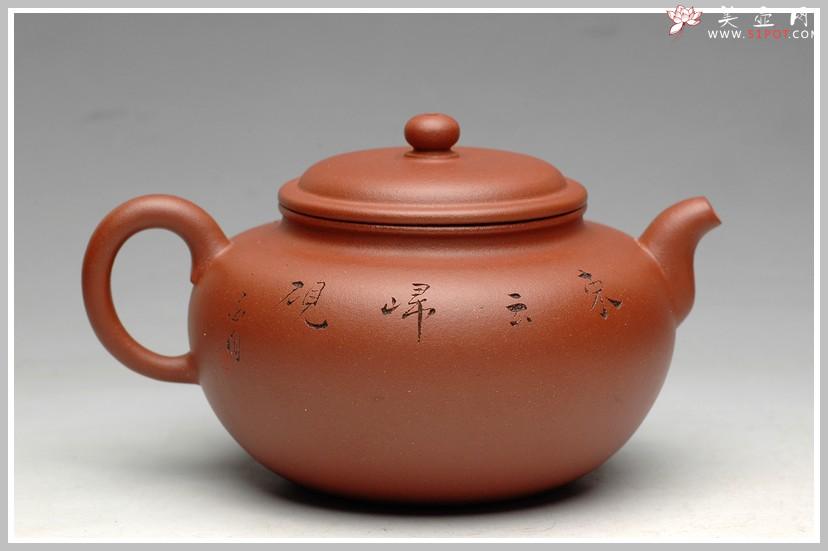 紫砂壶图片：温润如玉 阴阳顿挫 全手儒君 - 美壶网