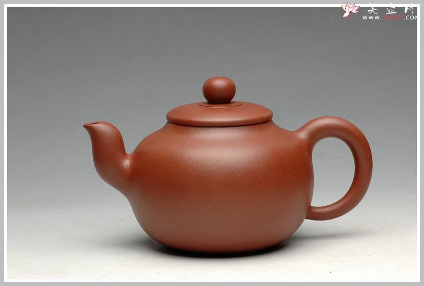紫砂壶图片：优质地槽青泥色温润可人 道洪风格  全手珠韵 - 美壶网