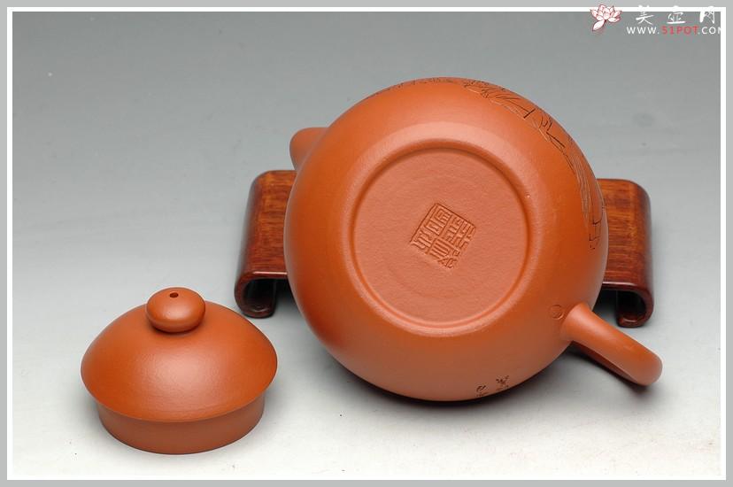 紫砂壶图片:有美共赏 琴韵书声 全手拙.意文旦 张听钢老师精品仕女 - 美壶网