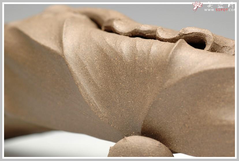 紫砂壶图片：文雅茶宠 手工精制 可看细节 精品 荷叶 - 美壶网