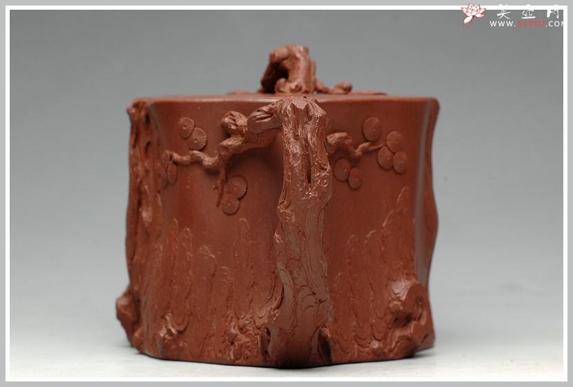 紫砂壶图片：花器实力派 辛卯年作品 精品松桩 细品 - 美壶网
