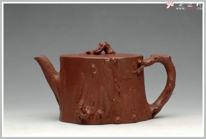 紫砂壶图片：花器实力派 辛卯年作品 精品松桩 细品 - 美壶网