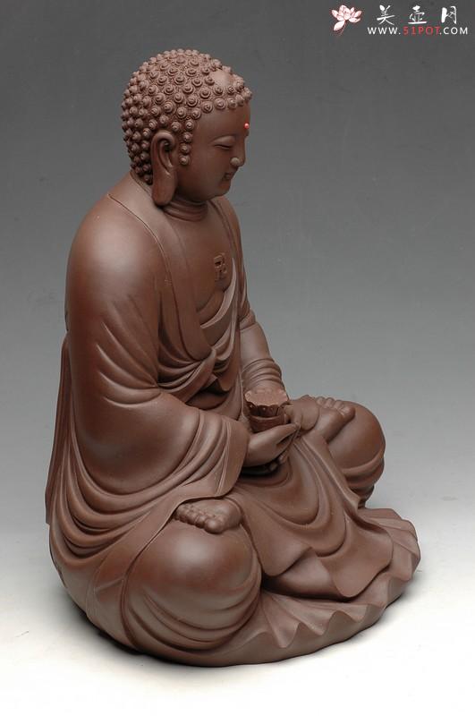 紫砂壶图片：法相庄严 坐佛 - 美壶网