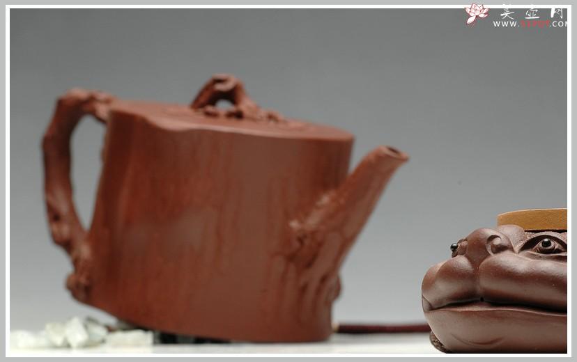 紫砂壶图片：花器实力派 辛卯年作品 精品松桩 细品 - 美壶网