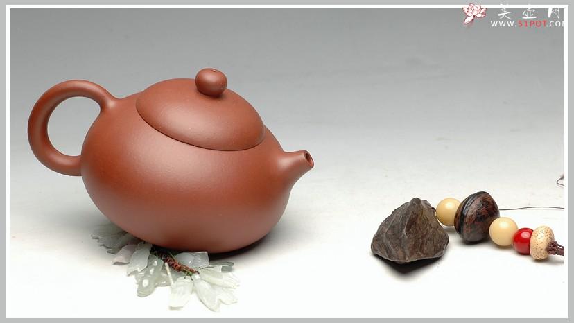 紫砂壶图片：非常纯的地槽青 爱不释手 全手扁西施 - 美壶网