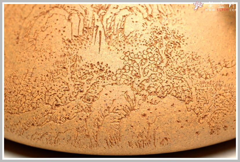 紫砂壶图片：李彦雄通景山水 耐品老段之全手子冶石瓢 骨肉均挺 - 美壶网