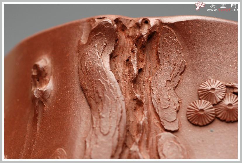 紫砂壶图片：花器实力派 辛卯年作品 精品松桩 细品 - 美壶网