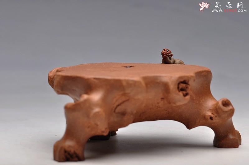 紫砂壶图片：刘景 猴子盖托 妙手雅玩 - 美壶网