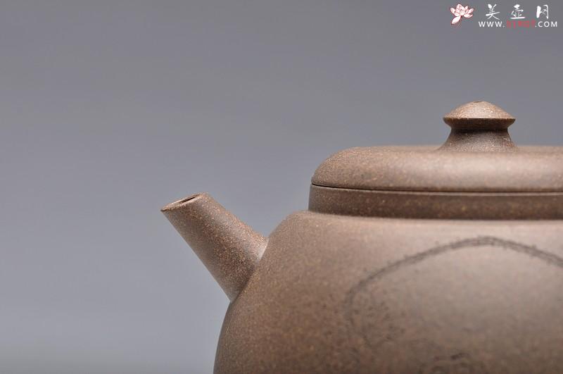 紫砂壶图片：经典中的经典 墨陶刻绘精品莲蓬鸟 万工经典之作 全手莲蓬龙蛋 新年龙运亨通 - 美壶网