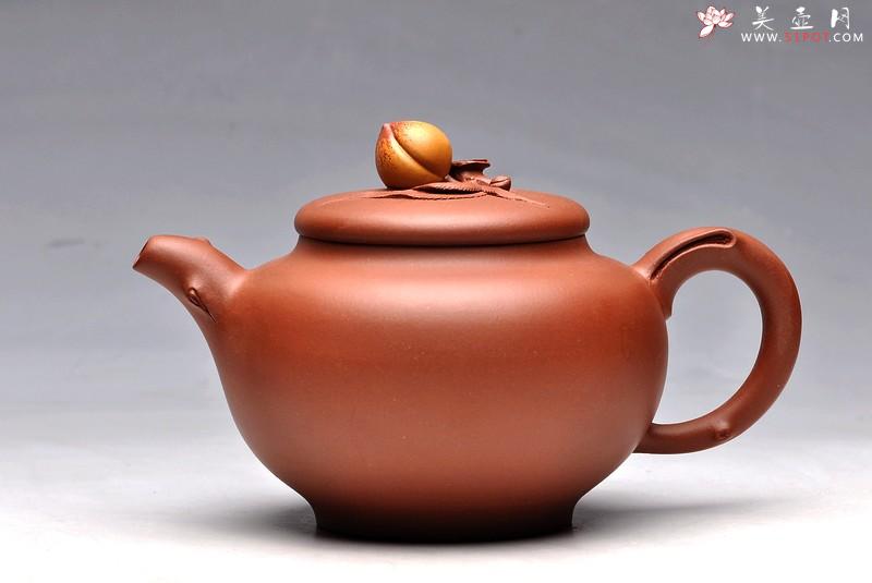 紫砂壶图片：做工细腻 饱满大气 优质底料掇寿（祝寿） - 美壶网