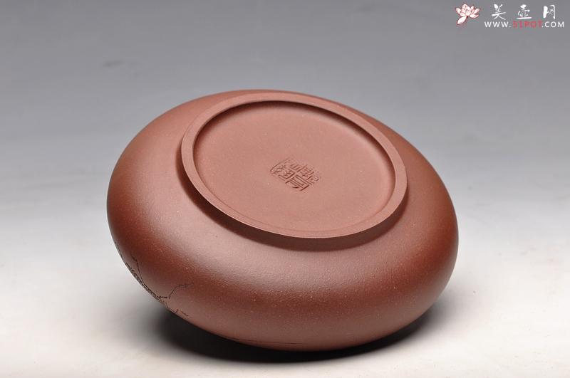 紫砂壶图片：蟋蟀 生动形象 文玩杂项 手工精品笔洗1 优质紫泥 - 美壶网