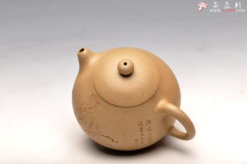 紫砂壶图片：古朴 可爱 线条流畅 小家碧玉  实用赏玩小文旦 - 美壶网