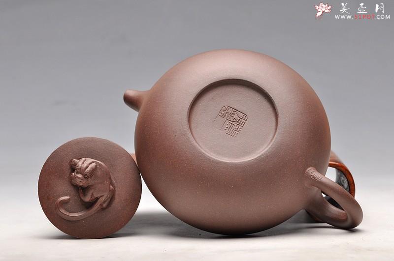 紫砂壶图片：优质紫泥 线条优美 实用之品  旺龙 - 美壶网