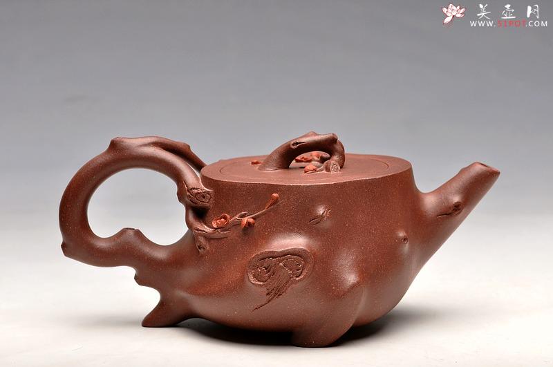 紫砂壶图片：实用精品小花货 立体梅花惊艳 全手小喜上眉梢  - 美壶网