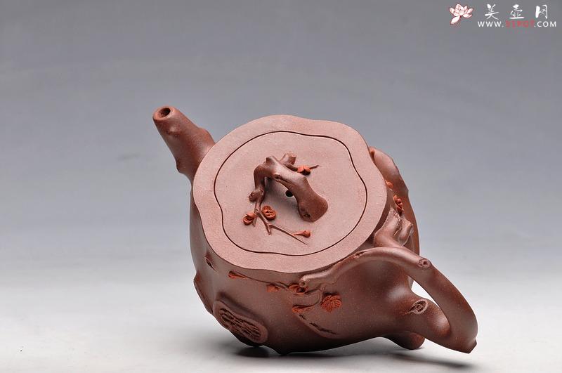 紫砂壶图片：实用精品小花货 立体梅花惊艳 全手小喜上眉梢  - 美壶网